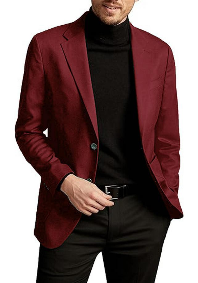 European Casual Men's Plus Size Cardigan Suit - Japanese Korean Style Formal Jacket