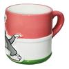 Tom and Jerry" 3D Animated Scene Tom Heart-Pounding Mug, Approx. 11 X 9 Cm, 200ml, White, Tableware, Tom and Jerry Goods, SAN4498