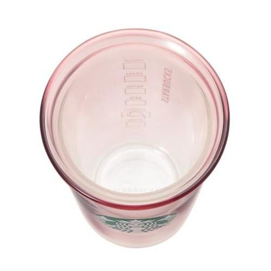 Starbucks Staba SAKURA2025 Double Wall Heat-Resistant Glass Pale Pink 355ml Mug Sakura Cherry Blossom