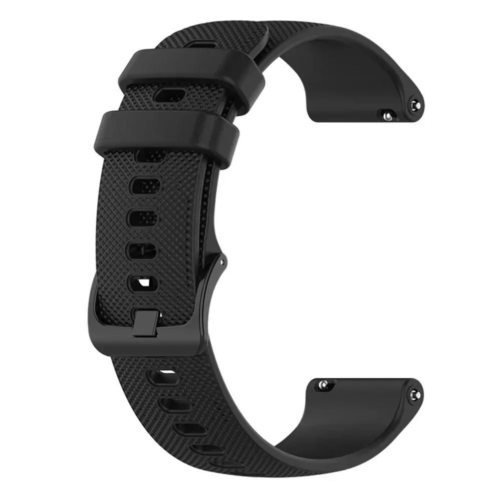 Silicone Strap For Garmin Forerunner 255 265 245 165 Band For Garmin Vivoactive 5/4 Venu 3 2 sq 2 Bracelet 20mm 22mm Accessorie