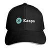 Kaspa KAS Crypto Altcoin  The Future of Decentralized Finance (Horizontal Green) Baseball Cap Golf Hat Unisex Womens Unisexs