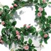 Artificial Rose Vine Hanging Decor for Walls and Ceilings