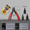 Professional Alloy Steel Circlip Pliers Kit With 4 Interchangeable Tips For Precisions Adjustments In Tight Spaces