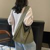 Waffle bag bag women's lazy style fashion shoulder bag large capacity leisure commuter tote bag