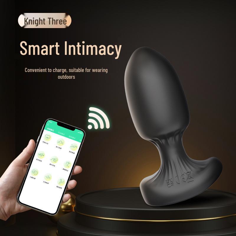 APP-Controlled Prostatic Massager for Men – Compact, Outdoor-Use Rear Vibration.