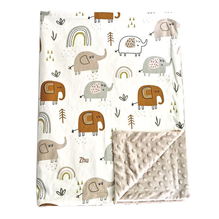Coperta/Trapunta Rassicurante per Bambini in Cotone Twill a Doppio Strato