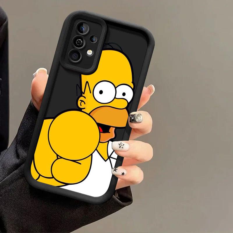Funny The-S-Simpsons-Family Case For Samsung Galaxy A57 A56 5G A37 A36 A17 A07 A26 A16 A06 A55 A52 A14 A73 A34 Protective Cover Galaxy A72