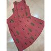 Women's Printed Cotton Top with Skirt Set Indian Bollywood Casual Wear Kurti Set