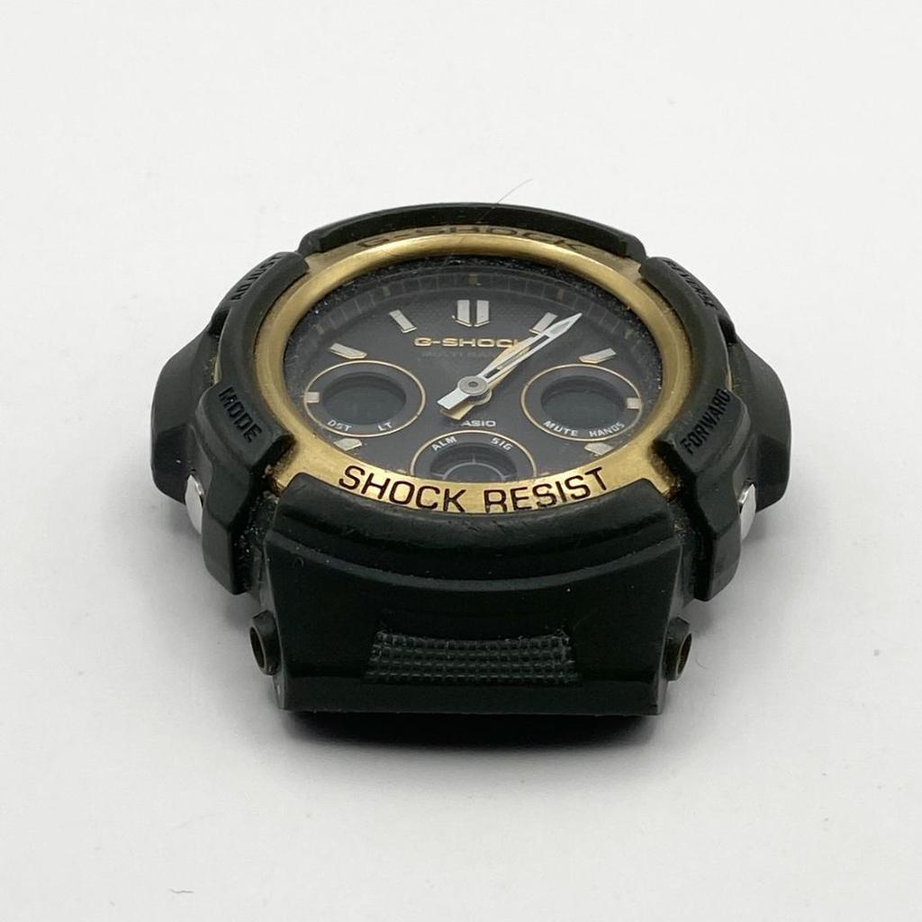 Used Casio CASIO G-SHOCK Radio Solar Watch Men's Gold