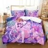 Fashion 3D Print Music Game Muse Dash Bedding Set Single Twin Full Queen King Size Bed Set Adult Kid Bedroom Duvet Cover Sets026