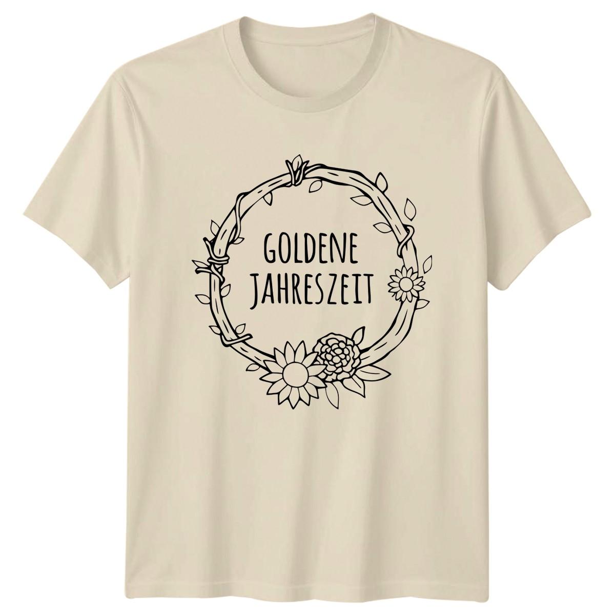 Goldene Jahreszeit T-Shirt Autumn Nature Thanksgiving Gift For Him And Her XXXL