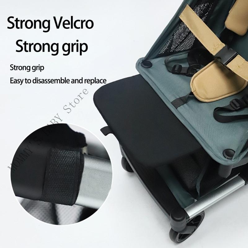 

H3CD Strollers Footrest Leg Support Secure Belt Extended Pad Soft Fabric for Toddler China Mainland