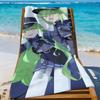 Game Tachibana Twins B-Blue A-Archive Towel Sports Quick Dry Travel Camping Gear Sandproof Soft Light Large Beach Towel
