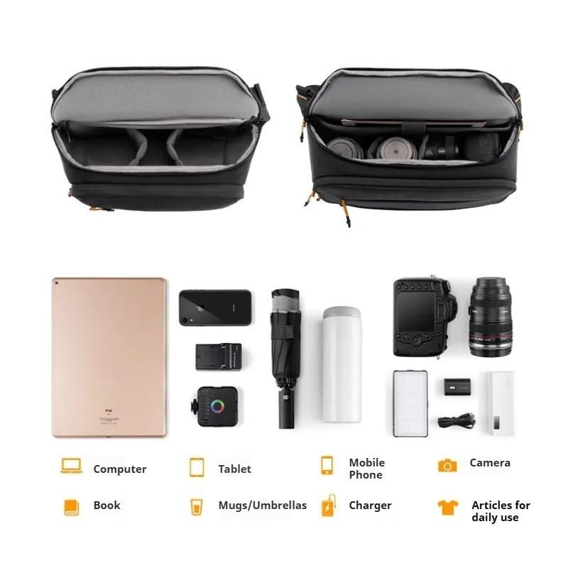 Camera Breast Bag Multi-Function Portable Oblique Shoulder Bag Micro-Single SLR Camera Leisure Bag