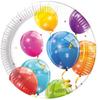 Talerzyki Papierowe Sparkling Balloons 20 Cm 8Szt.