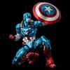 Fighting Armor Captain America ABS Painted Complete Action Figure Non-Scale & Die-cast