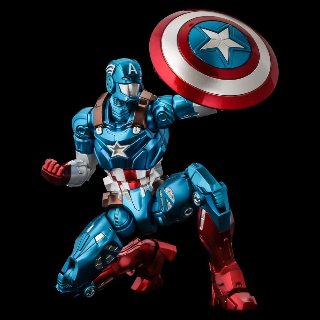 Fighting Armor Captain America ABS Painted Complete Action Figure Non-Scale & Die-cast