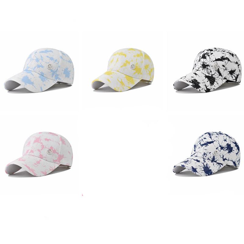 Graffiti Cotton Baseball Cap Embroidery Duck Tongue Hat Outdoor Sun Hat Wholesale