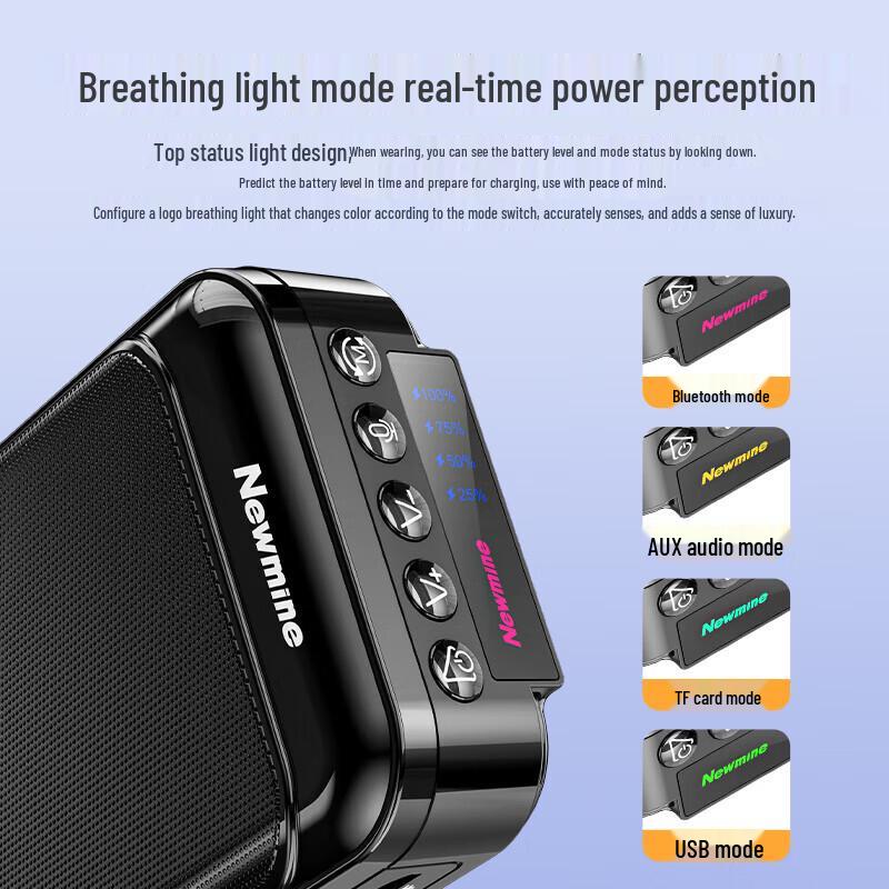 Newmine U-253 Portable Voice Amplifier CN plug (adapter included)