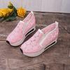 Sandali con plateau casual da donna taglie forti estate 2024 nuovi sandali estivi con fiori
