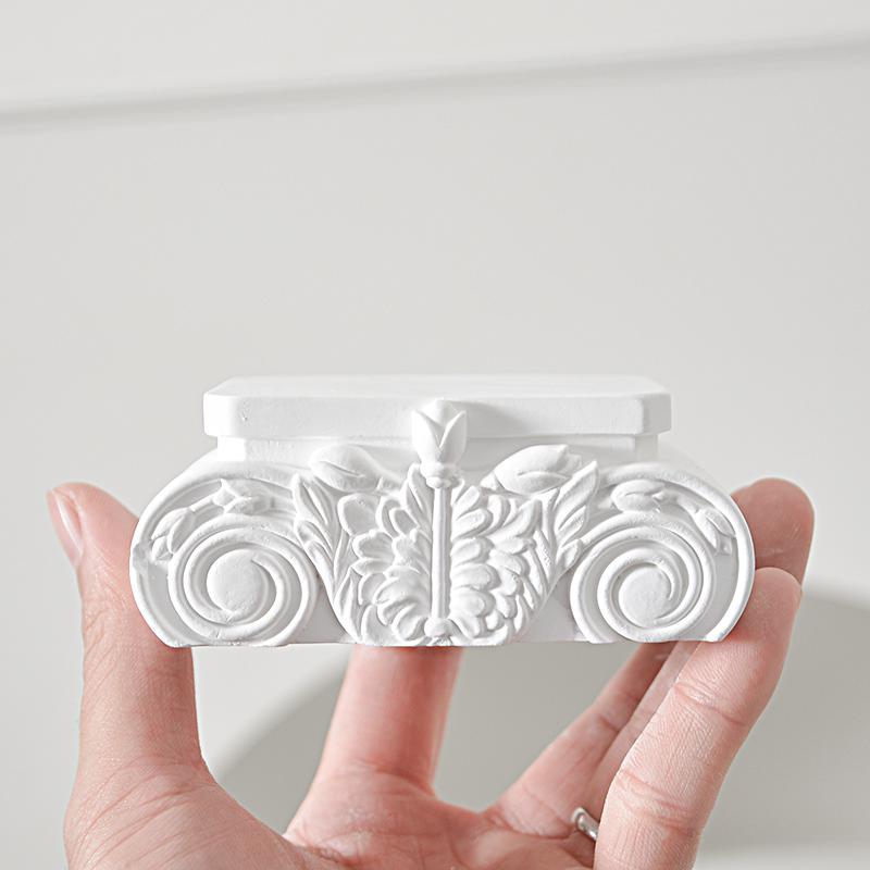 3D White Plaster Nail Art Props & Ornaments for Still Life Photography