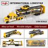 Maisto 1:64 NEW MACK Anthem/International  Transport Casting Manufacturing Trailer Model Simulation Model Alloy Car Collection