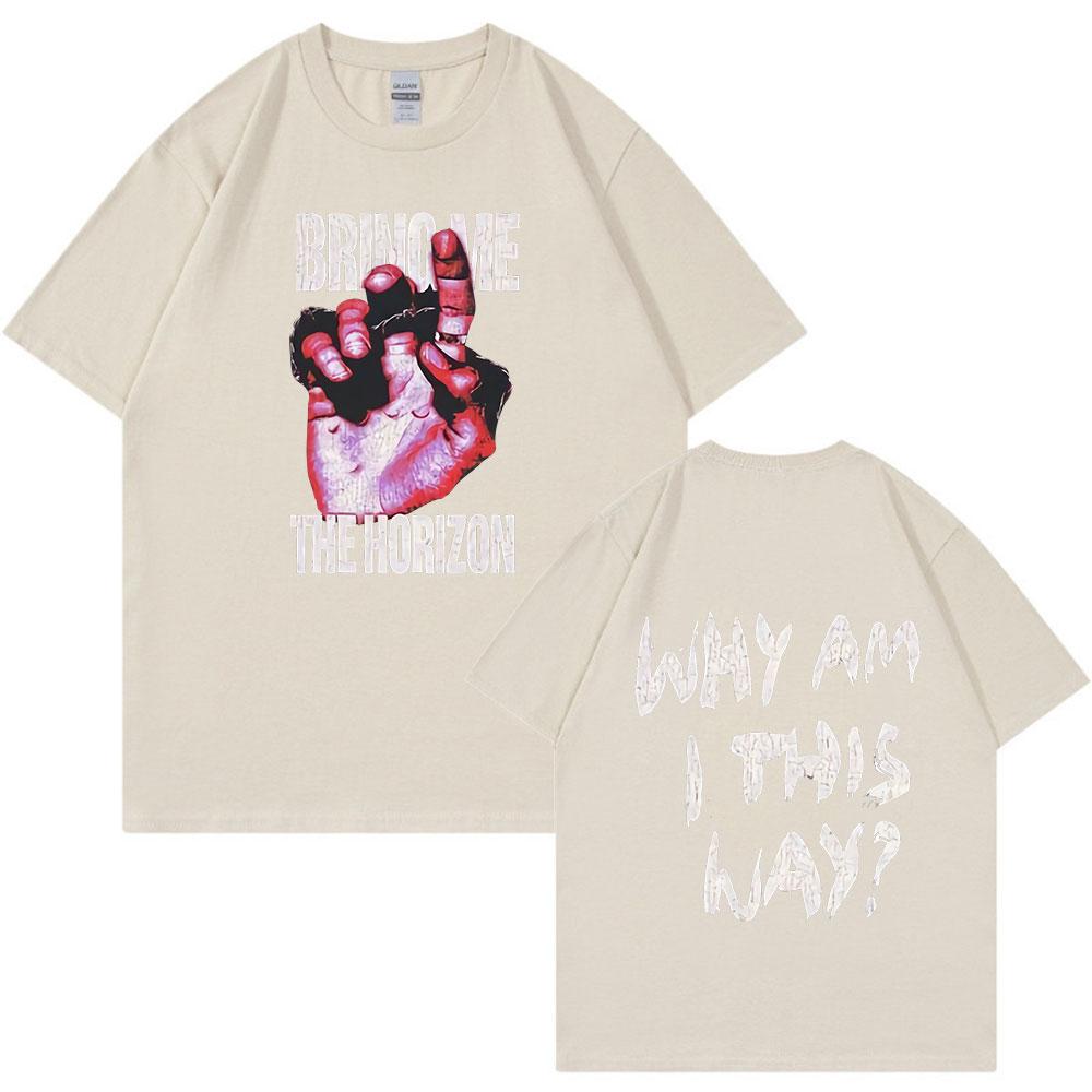 BMTH BringMe TheHorizon Band T-shirt Men Women Hip Hop Vintage Oversized T Shirt High Quality 100% Cotton Short Sleeve T-shirts