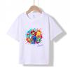 MC-17 MINISO 2026 Summer New Printed Cotton Round Neck T-shirt for Children Aged 1-16, Boys and Girls