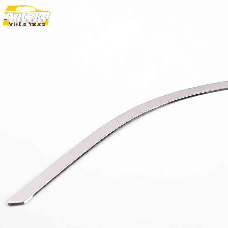 Equinox Rear Bumper Trim U-Shaped Decorative Sticker - Stainless Steel Tailgate Trunk Bright Strip Accessory