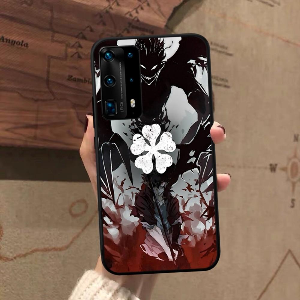 Black Clover Telefoonhoesje Voor Huawei P 8 9 10 20 30 40 50 Pro Lite Psmart Honor 10 Lite 70 Mate 20lite