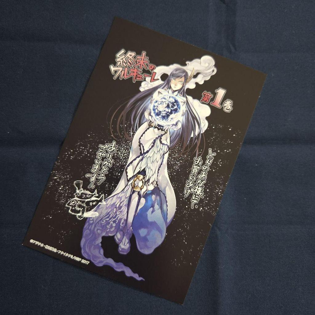 [USED] Record of Ragnarok Volume 1 Bonus Illustration Card Postcard Toranoana