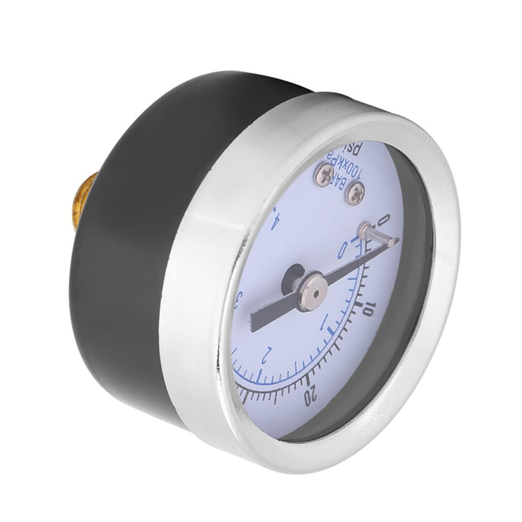 0?60psi 0?4bar 18NPT Pressure Gauge Manometer for Water Air Oil Dial Instrument