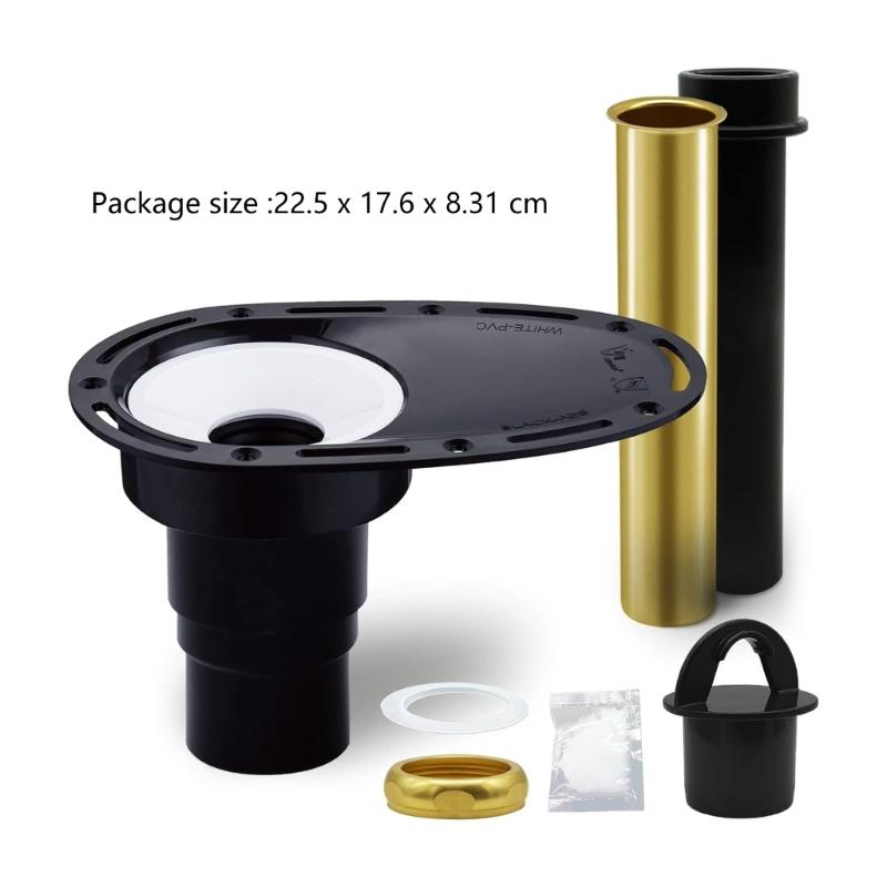 Freestanding Tub Drain set With Brass Tailpiece Complete Freestanding Bathtub Drain for Quick & Mess Frees Installation