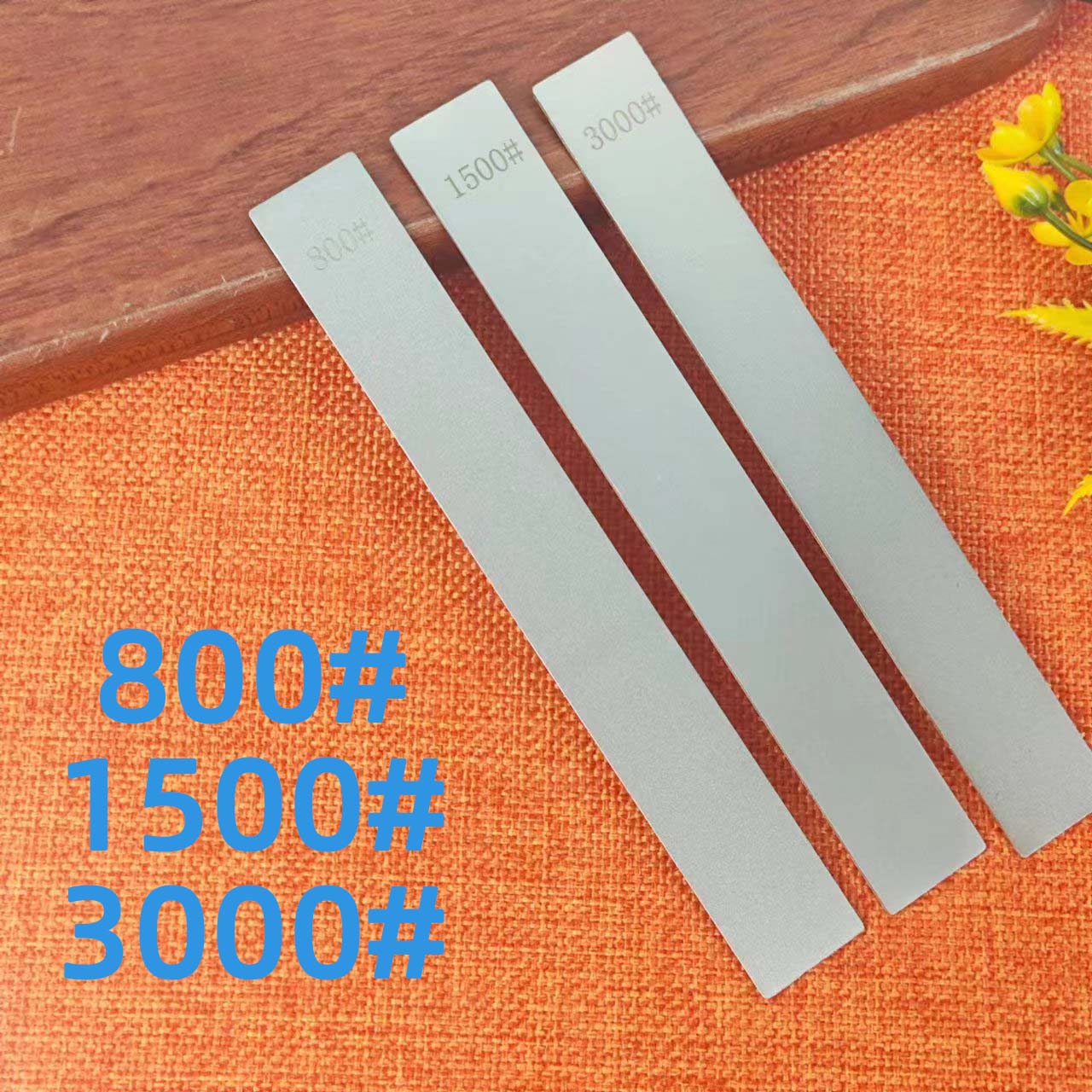 

3PCS Diamond Stone No Base Bar Used Knife Sharpener Diamond Whetstone Grinding Stone Sharpening Stone Bars Kitchen Tool Hot As Photos