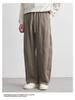 Men's Spring/Summer Loose Straight Leg Ice Silk Trousers - Wide Leg Tencel Drape Casual Pants
