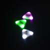 LED Glow Triangle Bass Guitar Picks - Glitter & Tactile Design for Night Play