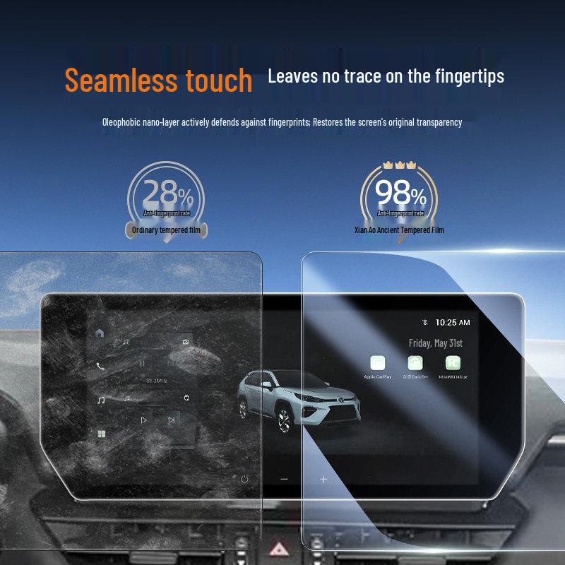 Toyota Wildlander 2024 Central Control Navigation Tempered Glass Screen Protector
