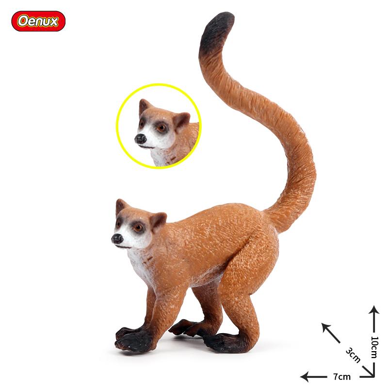 Oenux Simualtion Cute Forest Wild Animals Action Figures Owl Pangolin Manatee Rabbit Model Miniature Cake Toppers Kids Gift Toy