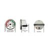 New Universal 52mm 85mm Marine Boat Rudder Angle Indicator Gauge 12V 24V with Red Backlight 0-190 ohms for Boat Yacht Vessel