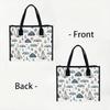 Winter Pattern Tote Bag for Daily Use