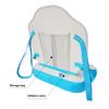 Universal PVC Inflatable Kayak Seat Boat Cushion with Back Support & Air Pump Adapter Kayak Accessory for Paddle Board Fishing