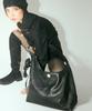 FEIHEI Soft Belted Hobo Bag (Black)