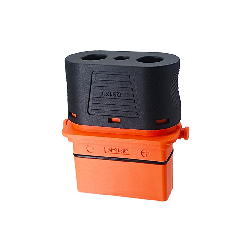 QS13 High-Current 300A Connector for Energy Storage: 2+8 Pin Male-Female Plug for Drones