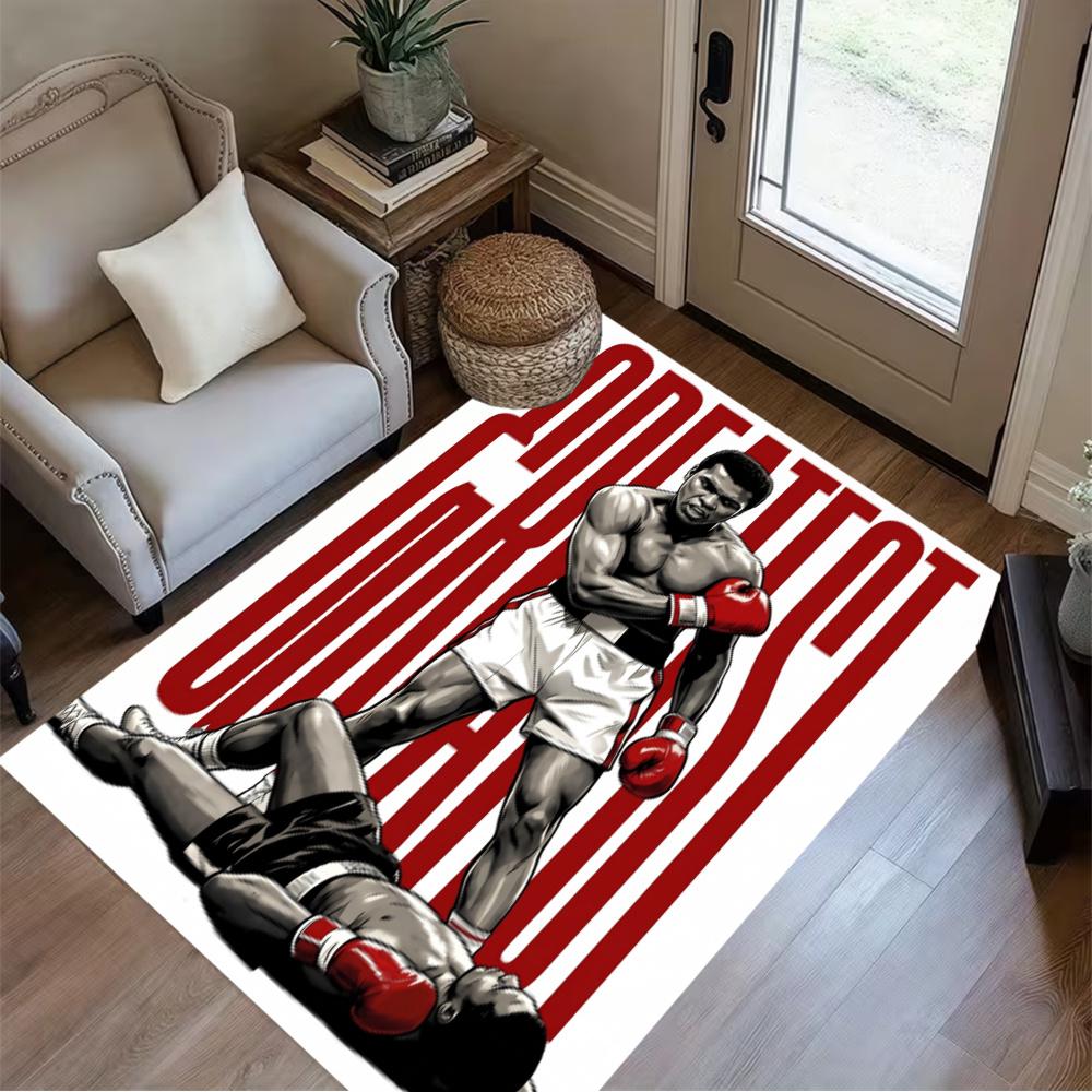 Tyson Iron Mike Tyson Legend Carpet Suitable For Bedrooms Decorate Room Living Rooms Foyer Antislip Carpet Anime Office Decor