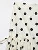 2026 Polka Dot Crop Top & Midi Skirt Set for Women