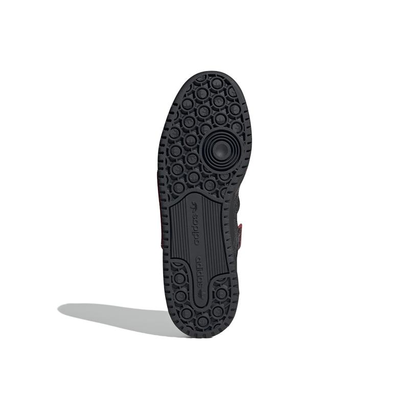 adidas Originals Forum Exhibit Low 'Black Red' Sneakers HQ8417