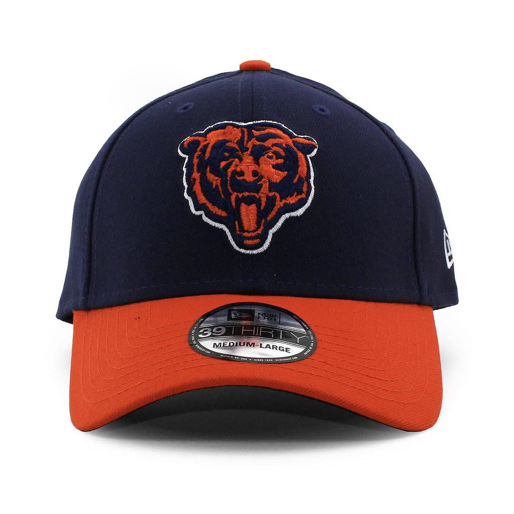 [New Era] Chicago Bears 39THIRTY [NFL BEAR HEAD TEAM CLASSIC FLEX FIT CAP] CHICAGO BEARS American Football Hat Stretch Fit 3930 (SM (approx.