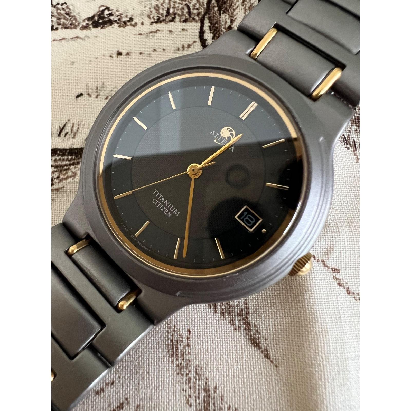 Used Citizen Atessa Titanium Men s Working item Quartz watch