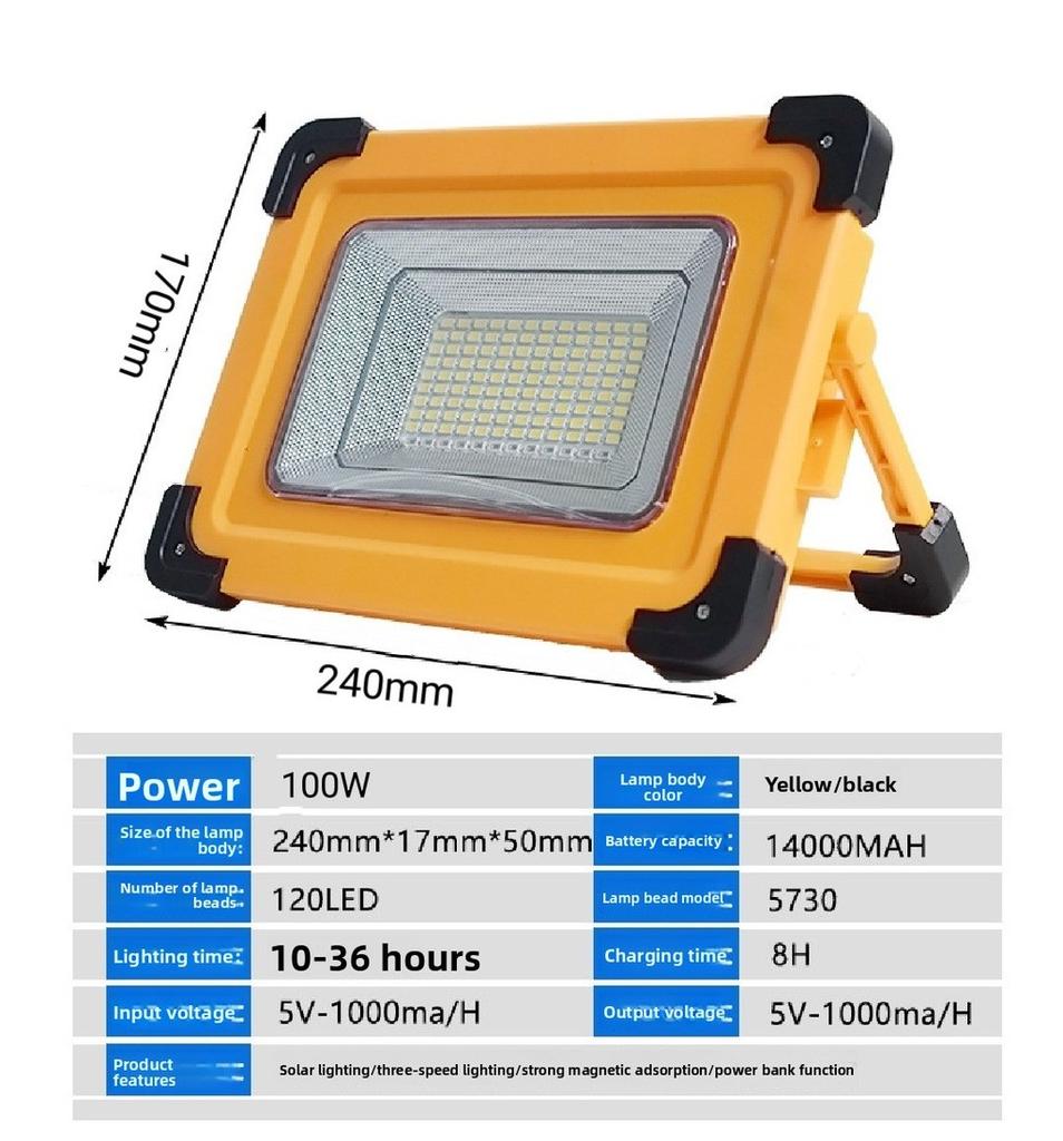 Outdoor Solar Led Lantern With Bluetooth And High Brightness For Camping And Emergency Power