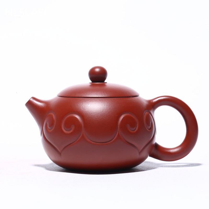 Yixing Raw Ore Xishi Tea Pots Handmade Purple Clay Teapot Dahongpao Beauty Kettle Chinese Tea Ceremony Gifts Tie Guanyin 230ml